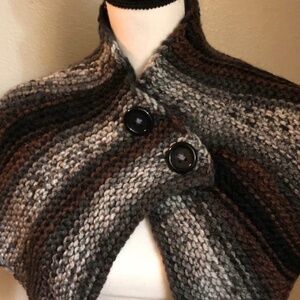 Outlander hand knit Brianna and Jamie reunion capelet